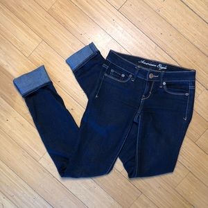 American Eagle Dark Wash Skinny Jeans